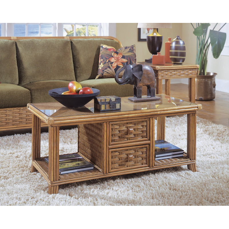 Somerset Coffee Table, Antique Frost White