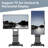 Heavy Duty Universal Floor Tv Stand Mobile Tv Cart With Shelf For 32"-65'' Led Lcd Tv Vertical/ Horizontal Display