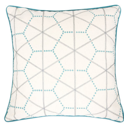 Helna Geometric Cotton Throw Pillow