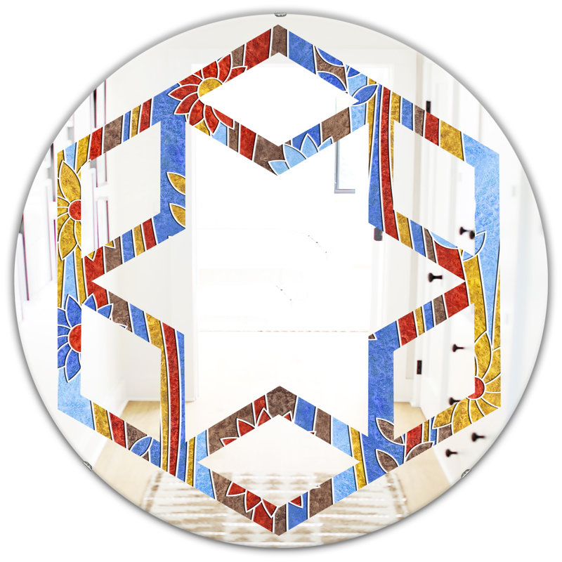 Miroir mural Hexagon Star, 23,6 po x 23,6 po