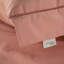 Peach 100% Cotton Reversible 3 Piece Duvet Cover Set