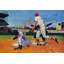 "the umpire was a rookie" par paul nonnast, reproduction d’art sur toile tendue-15060207