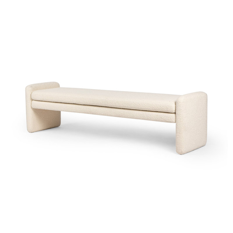 Serena Accent Bench, Ivory
