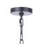 Lustre en roue de chariot à 6 lumières de style bougie Retta-1252483525