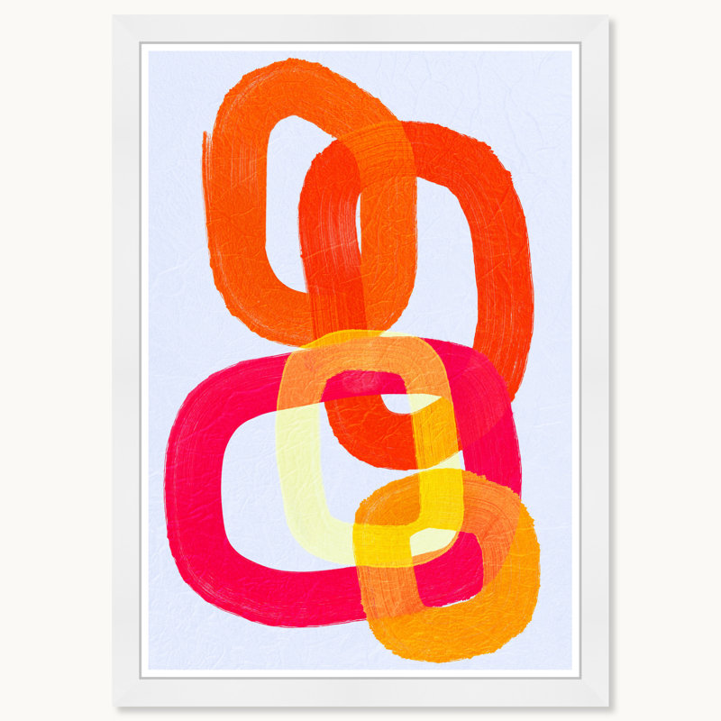 Forme abstraite, Cadre blanc