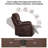  Modern and Upholstered Vegan Leather Power Reclining Sofa with USB Charge Port-2020501681