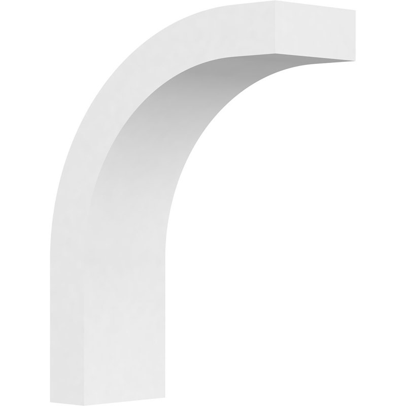 Attelle de genou standard en PVC de qualité architecturale, H 18 po x l 5 po x P 14 po