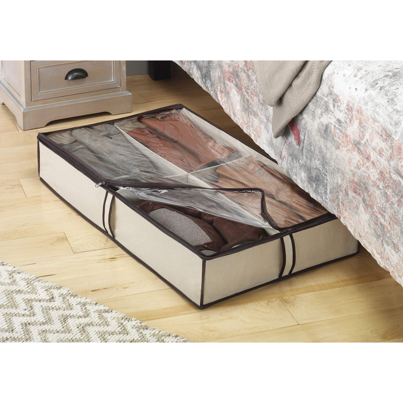 Underbed Boot Bag, White, Black