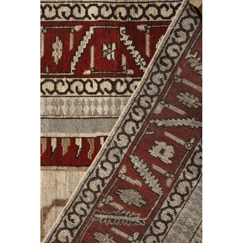 One-of-a-Kind Rectangle 6'5" X 9'1" No Wool Area Rug in Blue/Red