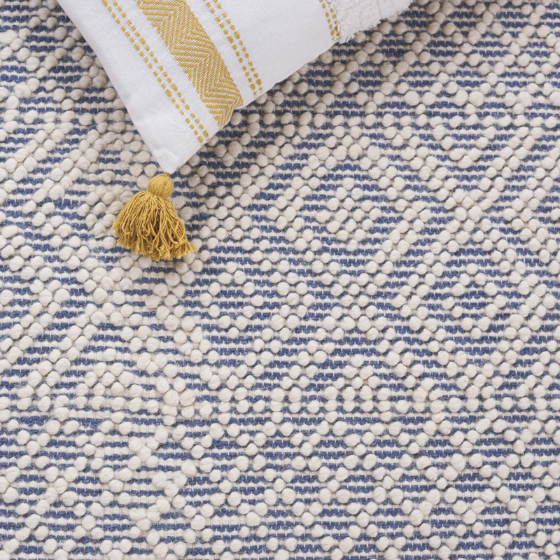 Vintage Look Hand Woven Area Rug, Round 183 cm