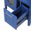 Meuble-lavabo 24 po avec lavabo, meuble-lavabo avec deux tiroirs et porte, tablette réglable, bois massif et panneau de fibres à densité moyenne-115688392