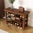 Solid Wood Shoe Storage Bench - 47-Inch Height-2027891161