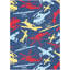 Tapis d'intérieur multicolore bleu marine Arranjeet-107264559