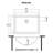 Ruvati 16 x 13 inch Bathroom Sink-93986366