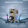 DualJetSpa 3-Function Round 10" & 6" Dual Shower Faucet System with Pressure Balancing Rough-In Valve