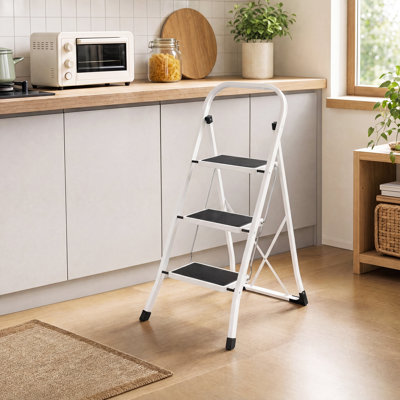 3 - Step Steel Folding Step Stool