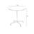Walnut&Silver Round Solid Wood Dining table-3166232