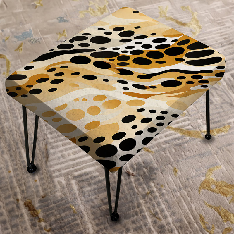 Matia - Repose-pieds rectangulaire abstrait