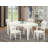 Alingtons 6 - Person Four Leg Dining Set-145699026