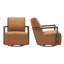 Fauteuil pivotant rembourré Camino-1790535457