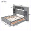 Lit plat avec fonction de rangement-1144809756