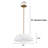 1 - Light Dome Glass Pendant