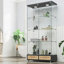 Vitrine moderne en verre avec grands tiroirs-1589010893