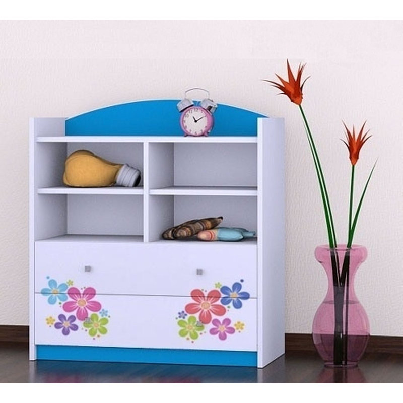 Serena 96cm H X 86cm W Kids Cube, Blue