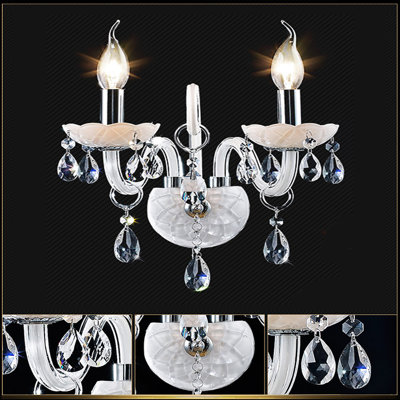 Bolling Crystal Candle Wall Light