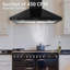 Jeremy Cass LLC Ductless (Non-Vented) Wall Range Hood