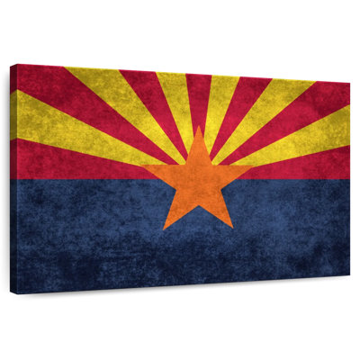 Borges Grunge Arizona Flag
