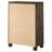Gurmaan 5-drawer Bedroom Chest Rustic Golden Brown