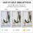 LED Full Body Mirror With Lights Extra Large Full Length Vanity Mirror With 3 Color Mode Lights