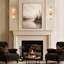 Terchie 2-Light 21"H Traditional Brass Iron Wall Sconce