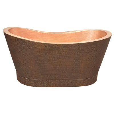 81 mm W Freestanding Copper Bath
