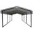 Galvanized Steel Carport, 12X20X7-87858659