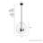 Sacha 3 - Light Single Globe Pendant-68944407