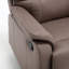 Fauteuil inclinable manuel moderne en similicuir