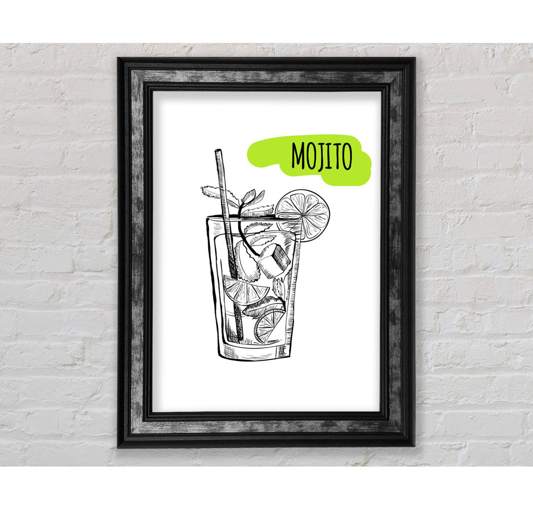 Mojito Cocktail 2 - Einzelne Bilderrahmen Kunstdrucke