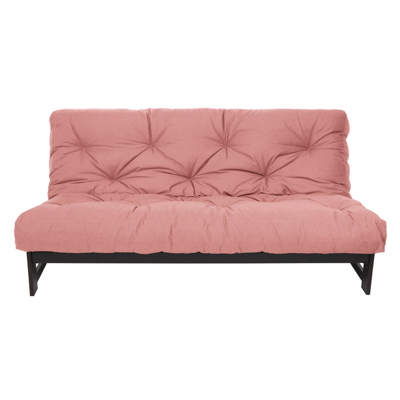 Matelas de futon en coton Otega, 10", Corail