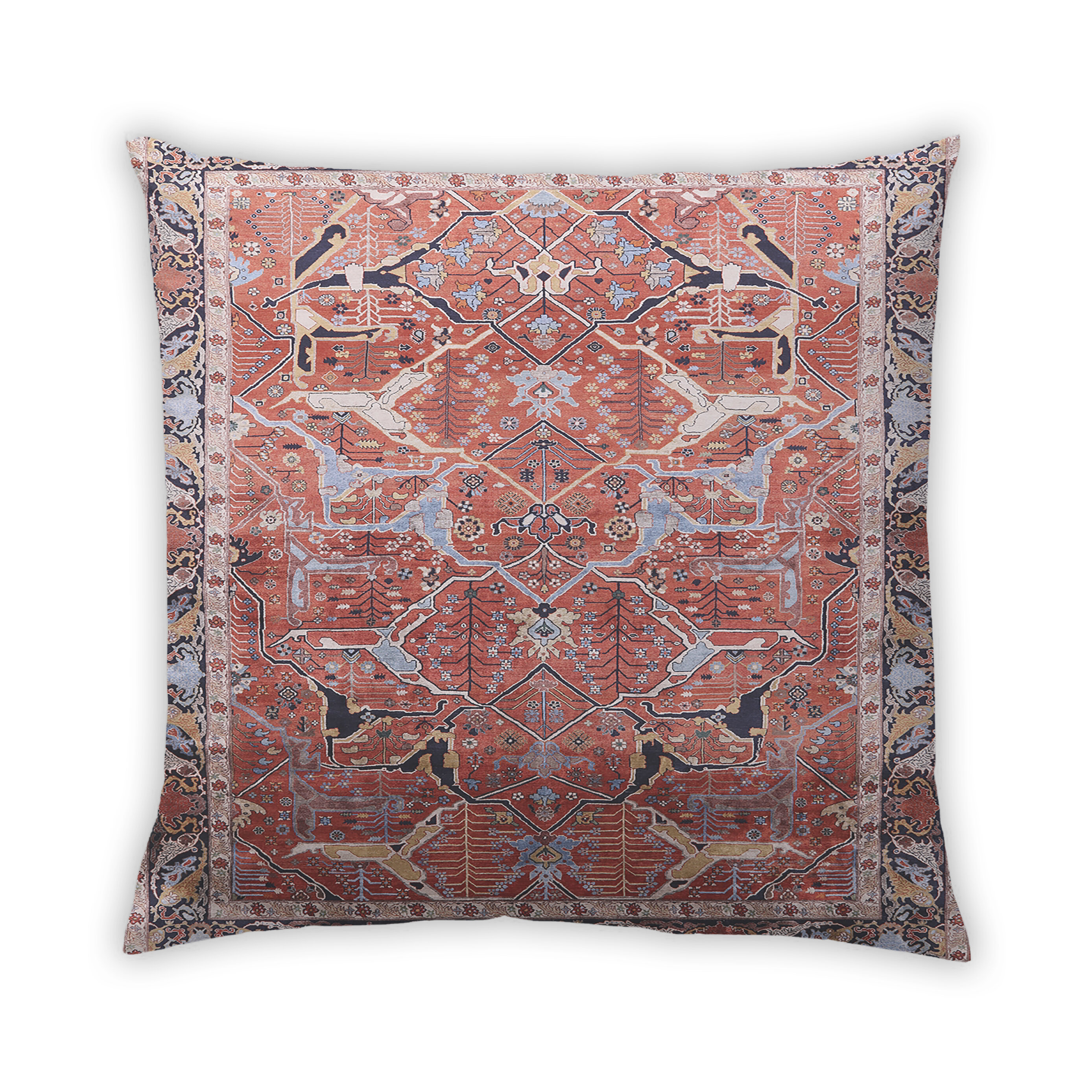 Rug Tycoon Damask Indoor Outdoor Throw Pillow Wayfair