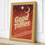Good Times Art Deco - Wrapped Canvas-1012071312-1012071317