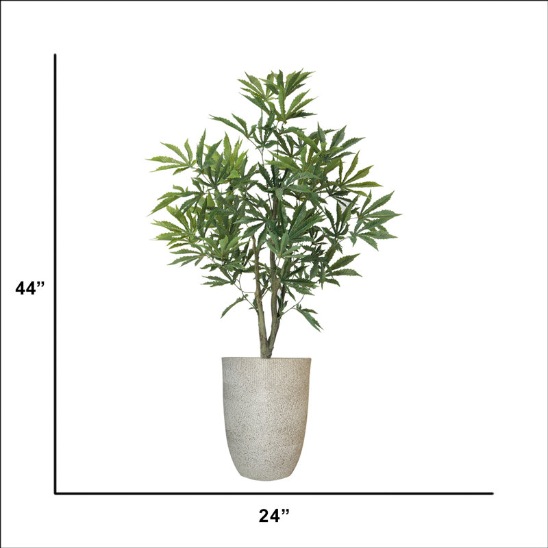 44 "plante à fleurs artificielle en pot
