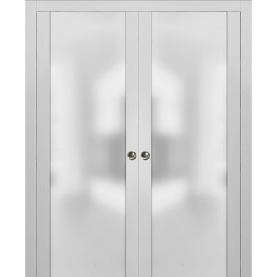 Planum Frosted Glass Sliding Closet Doors
