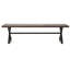 Banc de salle à manger en aluminium brun avec structure en acier-797680130
