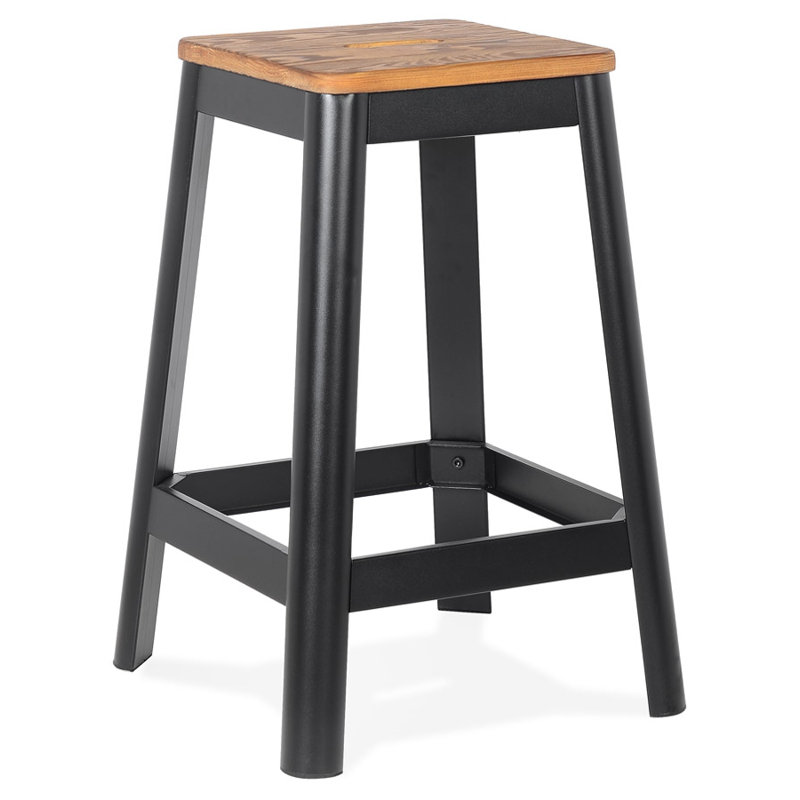 Counter Stool, Black, 65cm