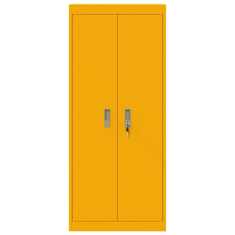 Storage Cabinet, Mustard Yellow