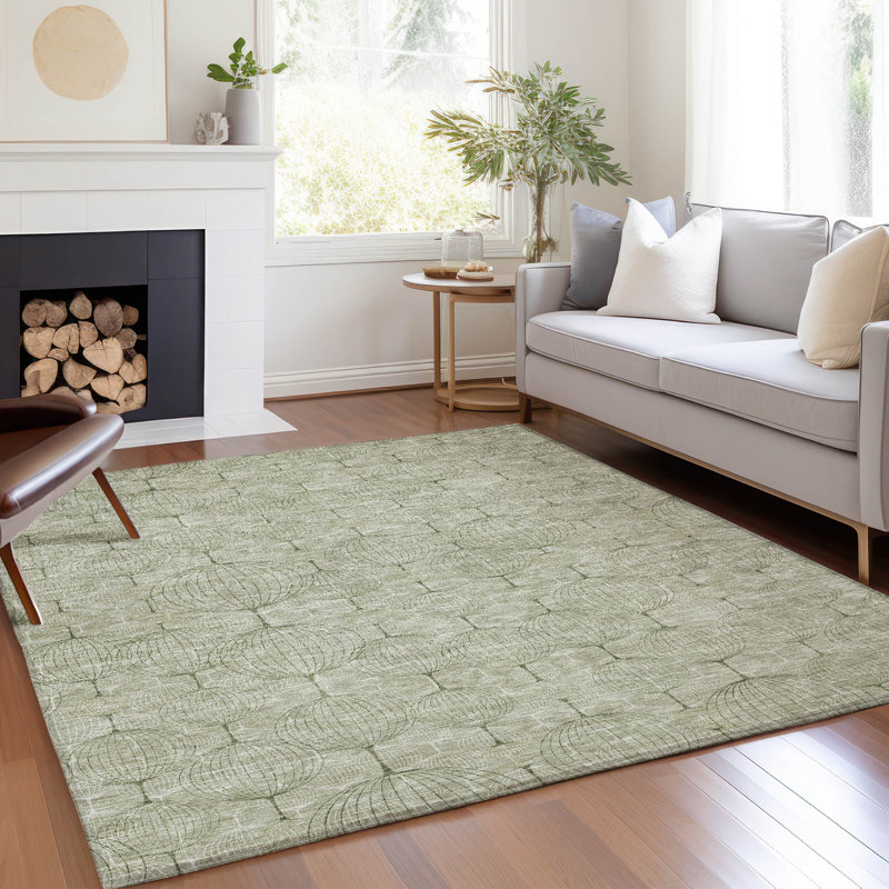 Mahaney Geometric Indoor Rug, Rectangle 5' x 7'6"