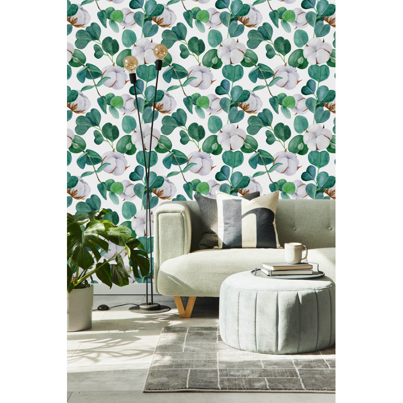 Floral Tile, 2.08' W x 10.42' L