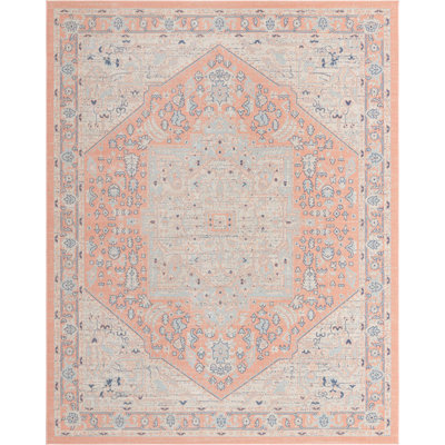 Tapis traditionnel rouge Marciel